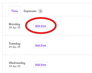 WA add time
